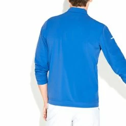 Lacoste LS Taffeta Zip Up With Front Zip Pockets Jacket 2018 -TravisMathew Shop tif0228 medway navy blue 3 51798.1533117171