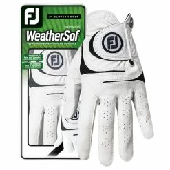FootJoy WeatherSof Pair Golf Gloves 2023 Women -TravisMathew Shop via0269 regular white black 3 05819.1574299907