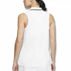 Nike Dri Fit Victory Sleeveless Golf Polo 2020 Women -TravisMathew Shop via0575 white black 2 75868.1580460319