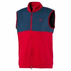 PUMA Cloudspun Warm Up Golf Vest 2020 -TravisMathew Shop via0876 barbados cherry dark denim 1 21958.1588387110