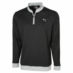 PUMA Stealth 1/4 Zip Golf Pullover 2020 -TravisMathew Shop via0877 black 1 82236.1588387519
