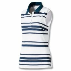 PUMA Sleeveless Stripe Golf Polo 2019 Women 7 PUMA Sleeveless Stripe Golf Polo 2019 Women -TravisMathew Shop via0987 bright white gibraltar sea 1 84741.1593161332