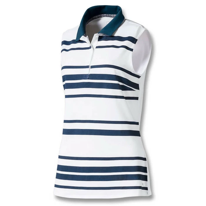 PUMA Sleeveless Stripe Golf Polo 2019 Women 5 PUMA Sleeveless Stripe Golf Polo 2019 Women - Image 3