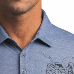 TravisMathew Skydiver Golf Polo 2020 -TravisMathew Shop via1031 heather skipper 4 80568.1595920773