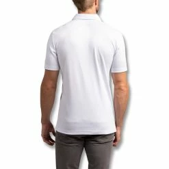 TravisMathew Intermission Golf Polo 2020 -TravisMathew Shop via1033 white 2 43844.1595921017