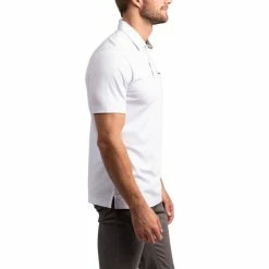 TravisMathew Intermission Golf Polo 2020 -TravisMathew Shop via1033 white 3 23412.1595921019