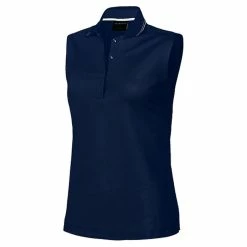 Galvin Green Martha Ventil8 Sleeveless Golf Mock 2020 Women -TravisMathew Shop via1097 navy white 1 49944.1597799700