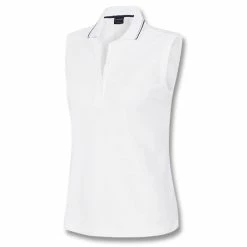 Galvin Green Martha Ventil8 Sleeveless Golf Mock 2020 Women -TravisMathew Shop via1097 white navy 1 86872.1597799677