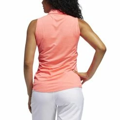Adidas Novelty Sleeveless Golf Polo 2020 Women -TravisMathew Shop via1111 flash red 4 05352.1597911537